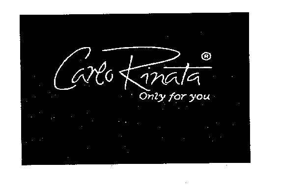 Carlo Rinata Only for you