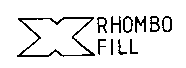 X RHOMBO FILL