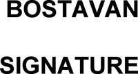 BOSTAVAN SIGNATURE