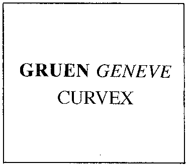 GRUEN GENEVE CURVEX