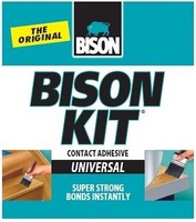BISON THE ORIGINAL BISON KIT CONTACT ADHESIVE UNIVERSAL SUPER STRONG BONDS INSTANTLY