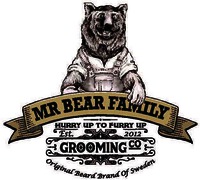 MR BEAR FAMILY HURRY UP TO FURRY UP Est. 2012 GROOMING CO Original Beard Brand Of Sweden
