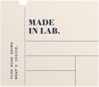 YOUR NOSE KNOWS WHAT'S INSIDE. MADE IN LAB.
