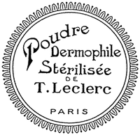 Poudre Dermophile Stérilisée DE T.Leclerc PARIS