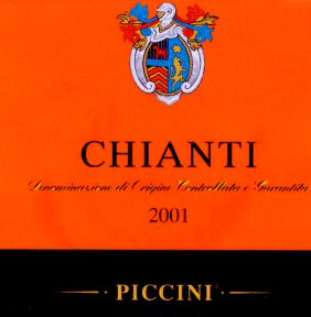 CHIANTI Denominazione di Origine Controllata ... 2001