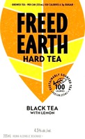 FREED EARTH HARD TEA BLACK TEA WITH LEMON