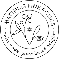 · MATTHIAS FINE FOODS · Swiss made, plant based delights ·