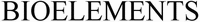 BIOELEMENTS
