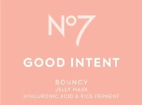 NO7 GOOD INTENT BOUNCY JELLY MASK HYALURONIC ACID & RICE FERMENT