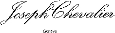 Joseph Chevalier Genève