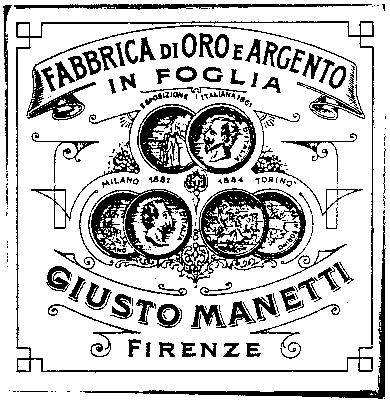 FABBRICA DI ORO E ARGENTO IN FOGLIA GIUSTO MANETTI