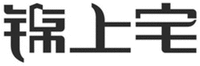 The three Chinese characters from left to right are transliterated as “Jin” “Shang” “Zhai” respectively.