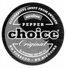 nicofree PEPPER choice