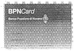 BPNCard Banca Popolare di Novara