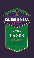 GUBERNIJA Brewery NOBLE LAGER SAAZ HOPS