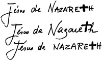 Jésus de NAZARETH