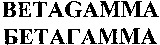 BETAGAMMA