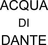 ACQUA DI DANTE