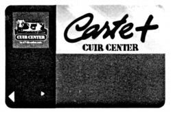 Carte + CUIR CENTER