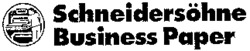 Schneidersöhne Business Paper