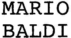 MARIO BALDI