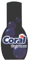 Coral Black Velvet
