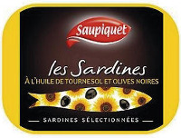 Saupiquet les Sardines À L'HUILE DE TOURNESOL ET OLIVES NOIRES