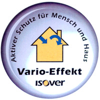 Vario-Effekt isover Aktiver Schutz für Mensch und Haus