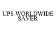 UPS WORLDWIDE SAVER