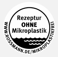 Rezeptur OHNE Mikroplastik WWW.ROSSMANN.DE/MIKROPLASTIKFREI