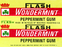 FLASH WONDERMINT PEPPERMINT GUM