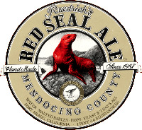 RUEDRICH'S RED SEAL ALE Hand Made Since 1987 MENDOCINO COUNTY NORTH COAST BREWING COMPANY