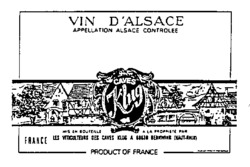 CAVES Klug VIN D'ALSACE