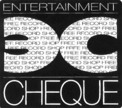 EC ENTERTAINMENT CHEQUE FREE RECORD SHOP