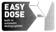 EASY DOSE built-in automatic dosing system