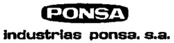 PONSA Industrias ponsa, s.a.