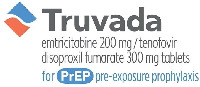 Truvada emtricitabine 200 mg / tenofovir disoproxil fumarate 300 mg tablets for PrEP pre-exposure prophylaxis