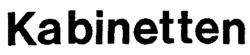 Kabinetten