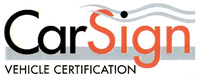 CarSign VEHICLE CERTIFICATION