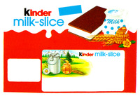 Kinder milk-slice