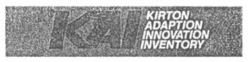 KAI KIRTON ADAPTION INNOVATION INVENTORY