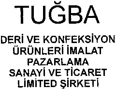 TUGBA DERI VE KONFEKSIYON ÜRÜNLERI IMALAT PAZARLAMA SANAYI VE TICARET LIMITED SIRKETI