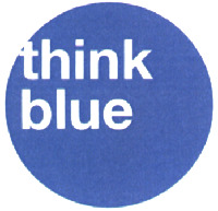 think blue