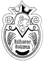 Silberer Schwan
