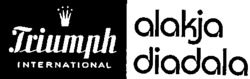 Triumph INTERNATIONAL alakja diadala