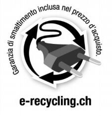 e-recycling.ch Garanzia di smaltimento inclusa nel prezzo d'acquisto.