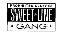 PROHIBITED CLOTHES SWEET LINE GANG