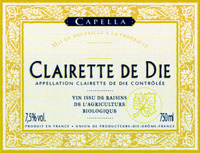 CLAIRETTE DE DIE APPELLATION CLAIRETTE DE DIE CONTRÔLÉE VIN ISSU DE RAISINS DE