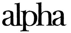 alpha