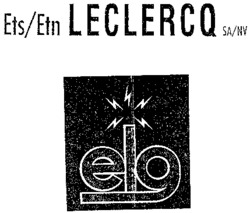 Ets/Etn LECLERCQ SA/NV elg